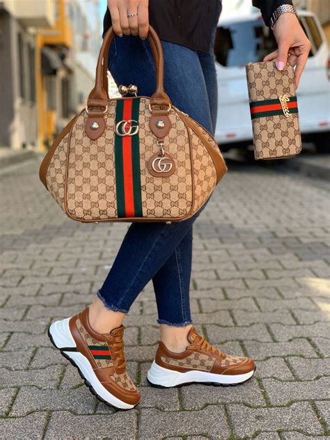 gucci sneakers with matching purse|Gucci sneakers women sale outlet.